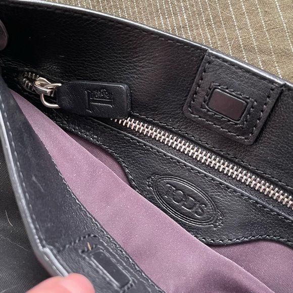 Tods Authentic Mini Leather and Nylon Handbag - Picture 6 of 10